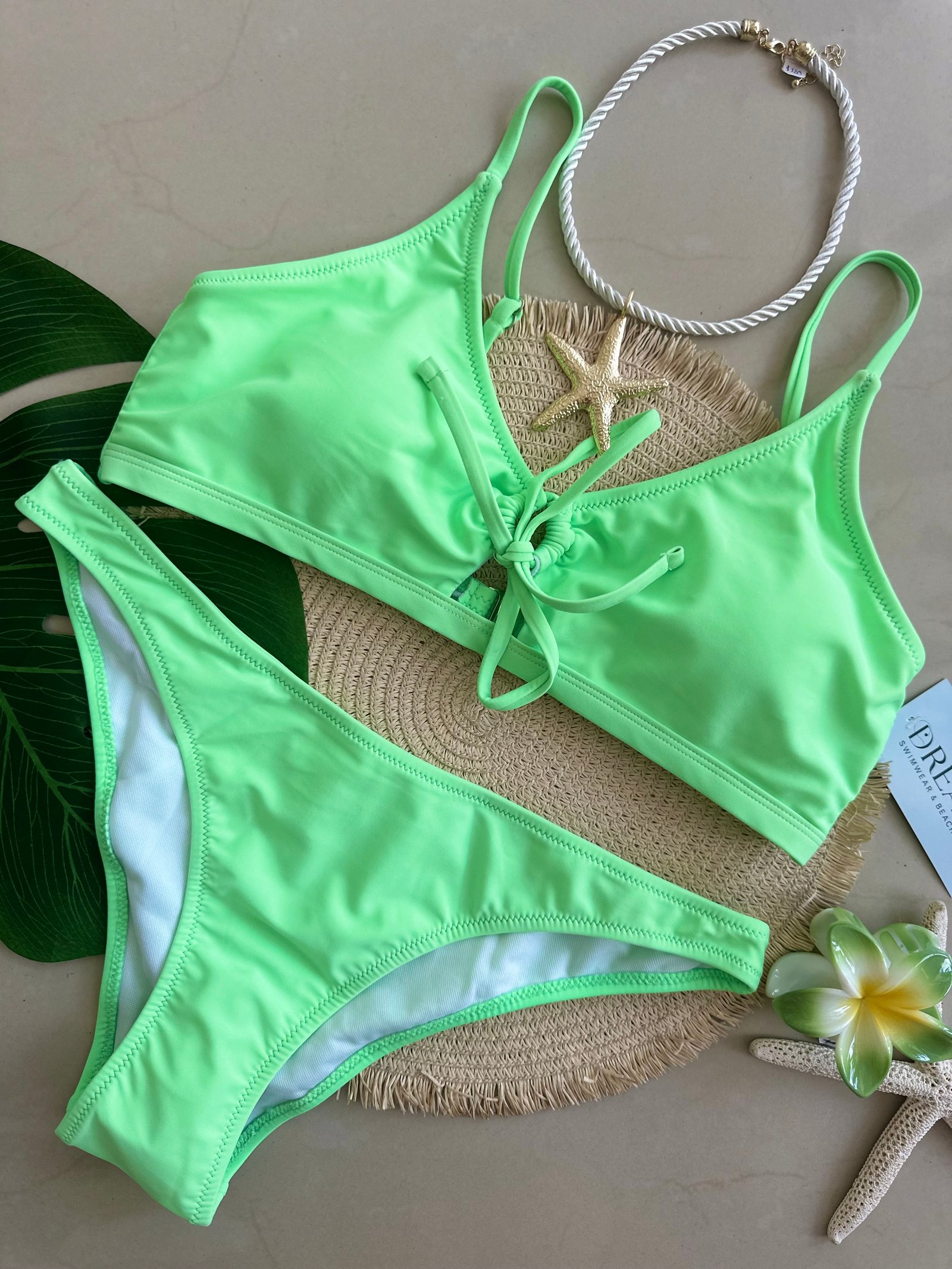 Bikini Liso Fluorescente - Verde